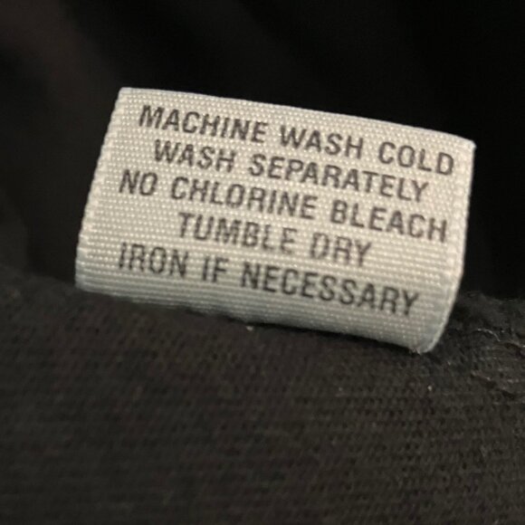 Sundance Denim Wear Black Jacket w/ Animal Print Trim | Made in USA | M - Picture 13 of 15